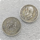 1914 Romania 50 Bani,1 Leu,2 Lei- Carol I Copy Coins