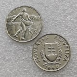 1940 Slovakia 1 Ks copy coins commemorative coins
