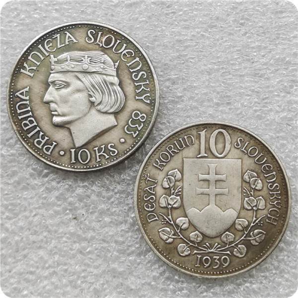 1939 Slovakia 10 Ks commemorative coins copy coins medal