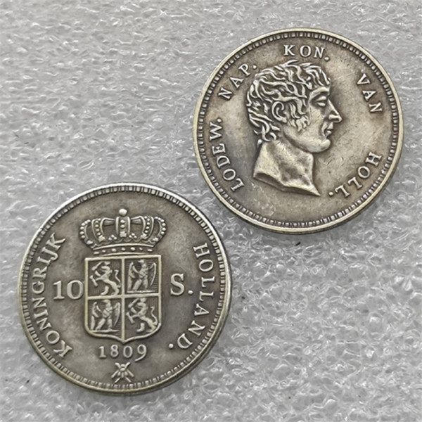 1809 Netherlands 10 stuivers Kingdom of Holland Copy Coin commemorative coins