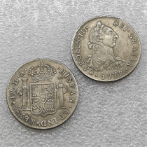 Chile 1779 DA 4 Reales COPY commemorative coins