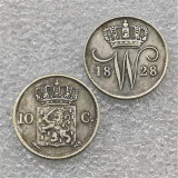 1818-1828 NETHERLANDS 10 cent COINS COPY