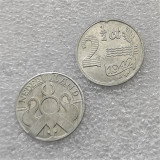 1942 Netherlands 2 1/2 Cent Copy Coin commemorative coins