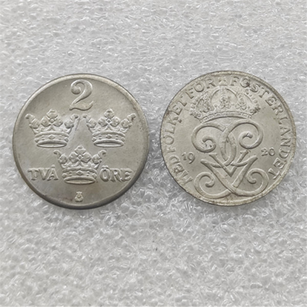 SWEDEN 1920 2 ORE (Iron) COPY commemorative coins