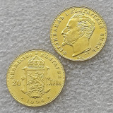 1894 Bulgaria: Alexander I 20 Leva gold Copy Coin commemorative coins