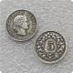 ultra rare 1896-B Switzerland 5 Rappen (non-magnetic) COPY COIN commemorative coins