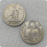 1812  Switzerland 40 Batzen Vaud Swiss Cantons Silver Copy Coin commemorative coins
