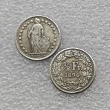 1896 SWITZERLAND 1/2 FRANC Copy Coin commemorative coins
