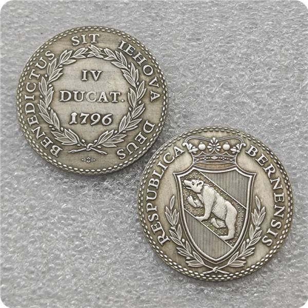 silver-plated 1796 Switzerland Copy Coin commemorative coins