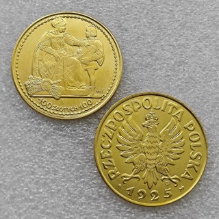 POLAND 100 ZLOTYCH 1925 - KONSTYTUCJA Copy Coin commemorative coins