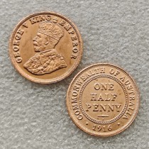 1916-I AUSTRALIAN half penny