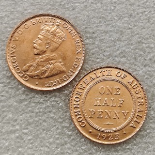 1923 AUSTRALIAN half penny