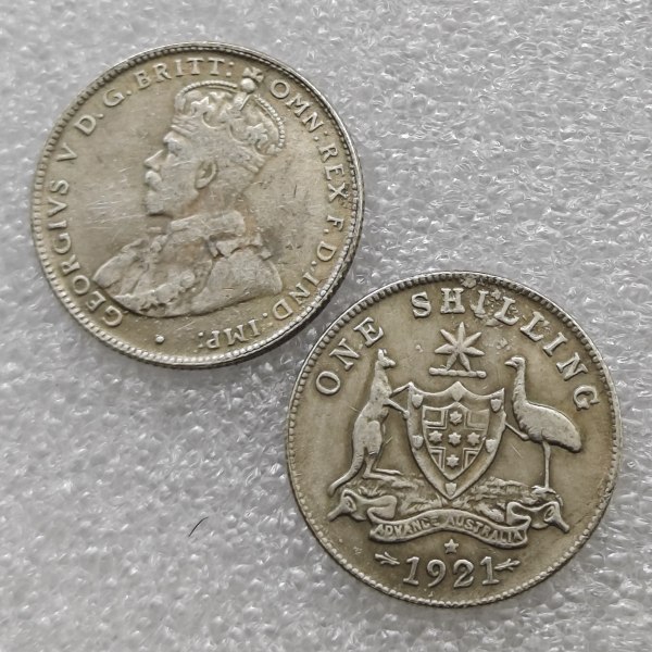 1921 star AUSTRALIAN ONE SHILLING COPY commemorative coins-replica coins medal coins collectibles