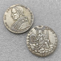 1825 B III Italy PAPAL STATES Silver Scudo Leo XII  COPY commemorative coins