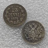 1871-S Finland 25 Pennia  COPY FREE SHIPPING