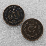 1917,1918,1919,1924,1931 Mexico 5 Centavos COPY COIN commemorative coins-replica coins medal coins collectibles