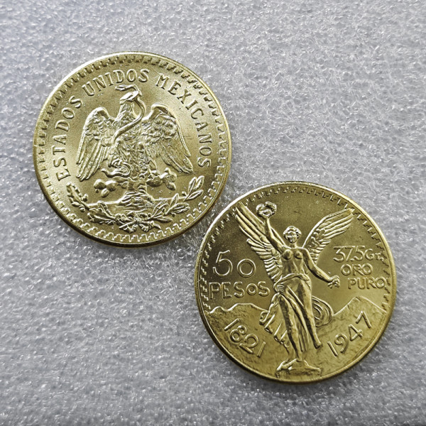 1947 Mexico 50 Pesos  Centenario  Copy Coin