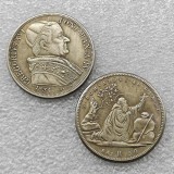 Italian states 1834 50 Baiocchi - Gregory XVI copy coins-replica coins medal coins collectibles