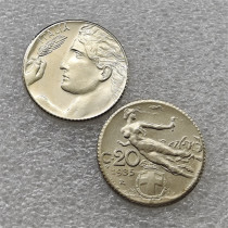 1935 Italy 20 Centesimo Copy Coin commemorative coins