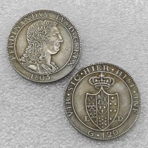 1805 Italian states 120 Grana Ferdinando IV Silver Copy Coin commemorative coins