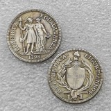 1798 Italian states Republic of Genoa (Ligurian Republic) 1 Lira Copy Coin