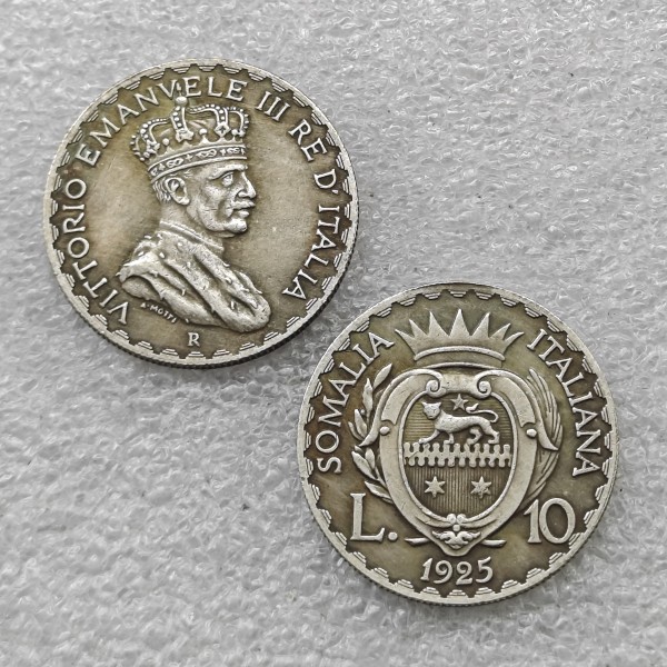 1925 10 Lire Italian Somaliland  coins copy commemorative coins