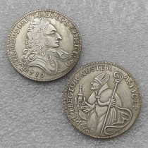 commemorative coins Italian states 1719 1 Ducato - Rinaldo I copy coins