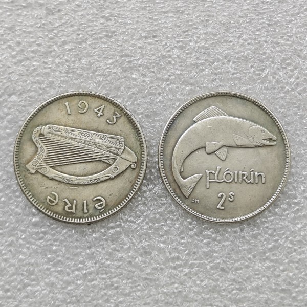 1943 Ireland Florin Silver Copy Coin commemorative coins