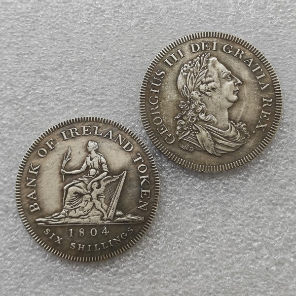 1804 Ireland Bank Dollar 6 Shillings Copy Coin commemorative coins