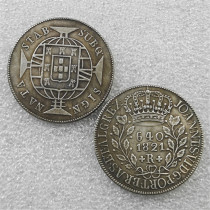 1821 Brazil 640 Reis Copy Coin commemorative coins