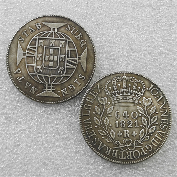 1821 Brazil 640 Reis Copy Coin commemorative coins
