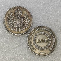 1839 Brazil 1200 Reis Copy Coin commemorative coins