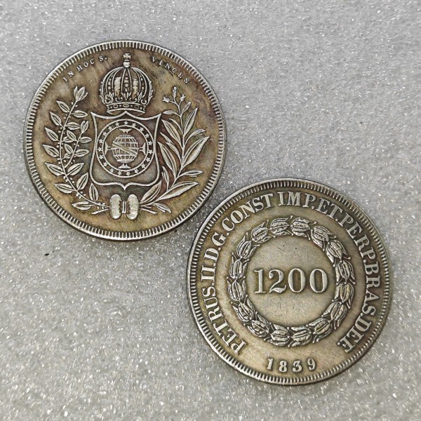 1839 Brazil 1200 Reis Copy Coin commemorative coins
