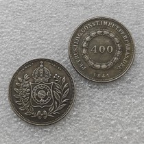 1841 Brazil 400 Reis Copy Coin commemorative coins