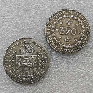 1830 Brazil 320 Reis Copy Coin commemorative coins