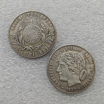 1897 Brazil 2000 Reis Copy Coin commemorative coins