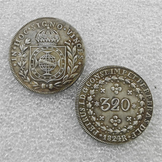 1824 Brazil 320 Reis Copy Coin commemorative coins