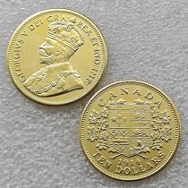 1914 Canada Ten Dollars-George V Gold copy coins commemorative coins-replica coins medal coins collectibles badge