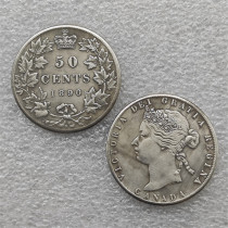 1890 Canada 50 Cents Half Dollar COPY