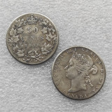 1872,1888,1890,1894 Canada 50 Cents Half Dollar COPY COINS