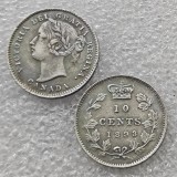 1893 Canada 10 Cents Half Dollar COPY