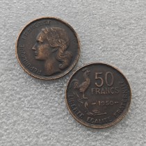 1950-B France 50 Francs Rooster Copy Coin commemorative coins