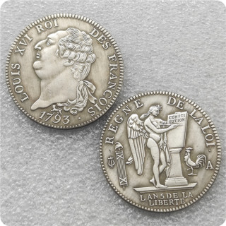 1793-A FRANCE LOUIS ECU Copy Coin commemorative coins