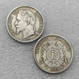1865-A FRANCE 5 FRANC Copy Coin commemorative coins
