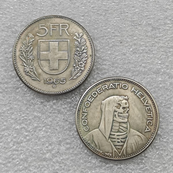 Hobo Nickel Coin 1950B Switzerland 5 Francs copy coins commemorative coins collectibles