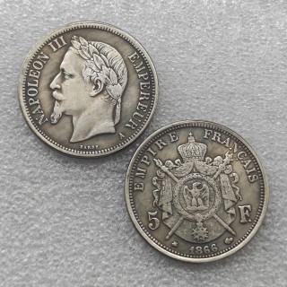 1866-A FRANCE 5 FRANC Copy Coin commemorative coins