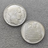 Coins collectibles 1932 France 20 Franc Coin KM#879 UNC COPY-replica coins medal