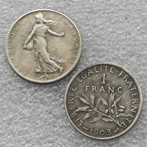 1903,1906 France 1 Franc copy coins commemorative coins-replica coins medal coins collectibles badge