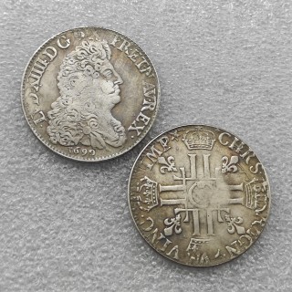 France Louis XIV Ecu 1690 Copy Coin commemorative coins