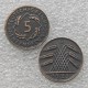 1923G,1925F Germany 5 Rentenpfennig Copy coins Commemorative Coins Art Collection